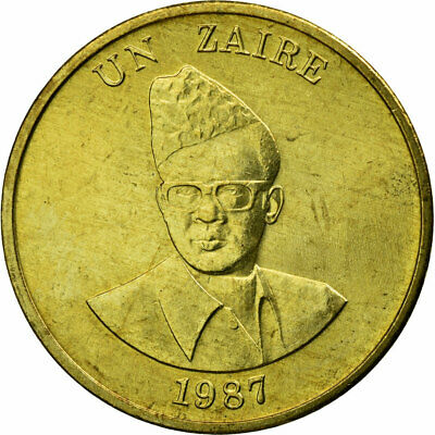 [#588814] Coin, Zaire, Zaire, 1987, Ef(40-45), Brass, Km:13